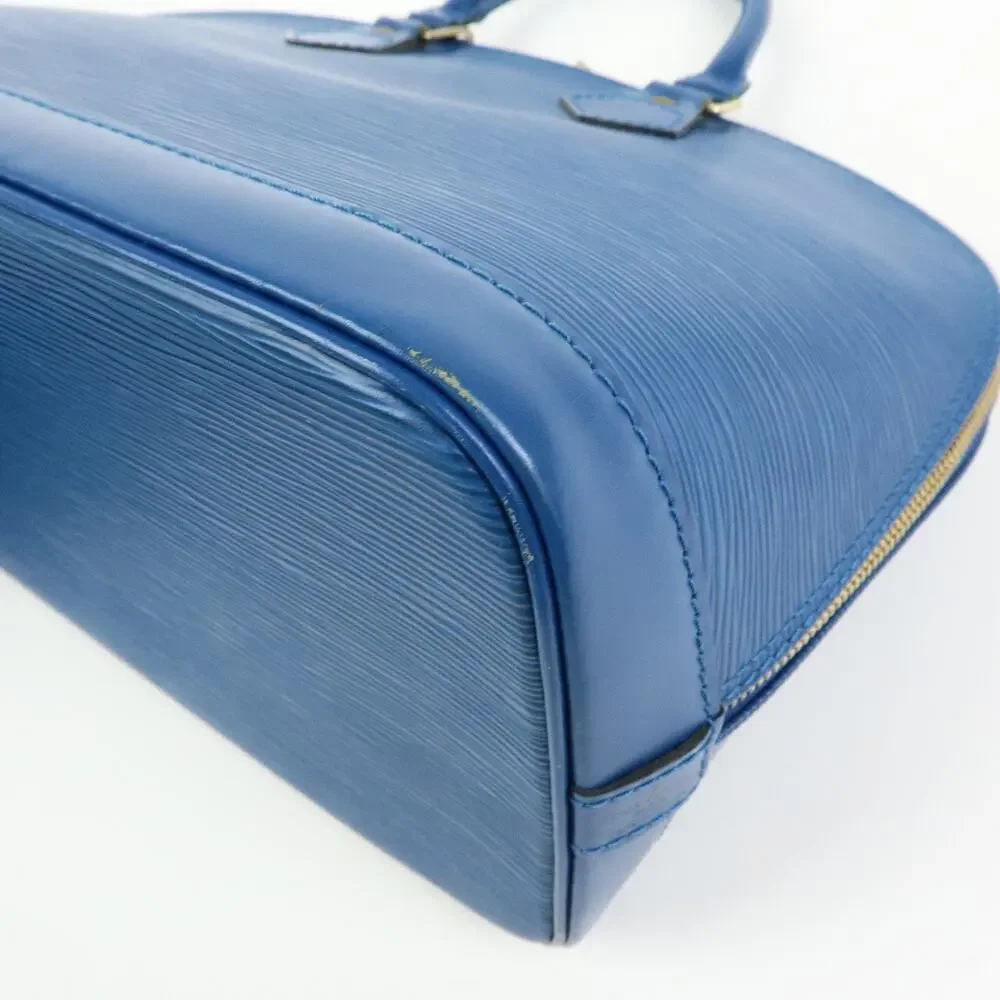 Louis Vuitton Epi Leather Alma Handbag Blue
